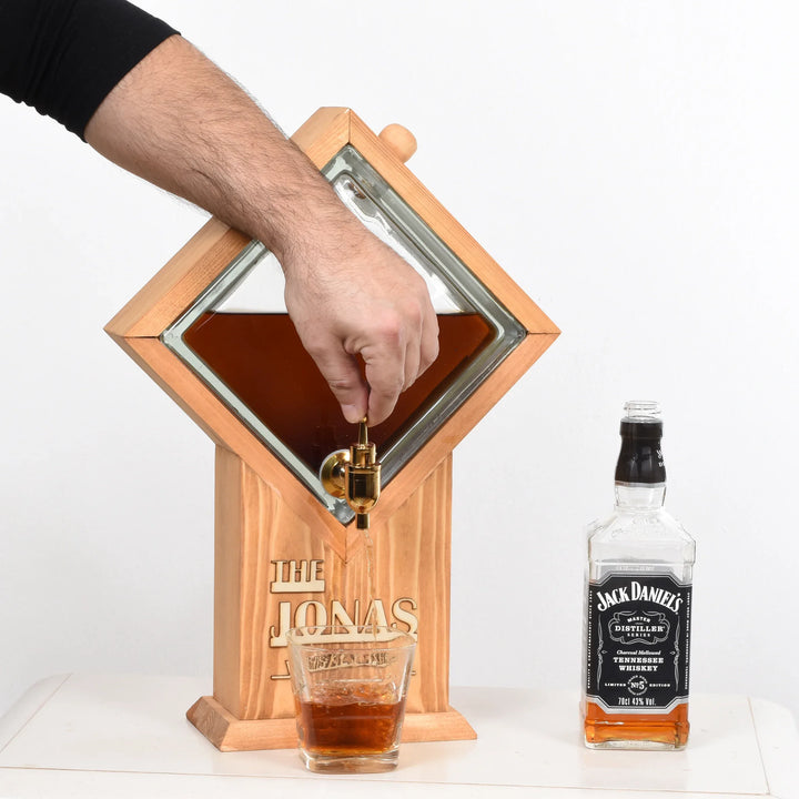 Custom Whiskey Dispenser - IRIS WITH PHONE.com